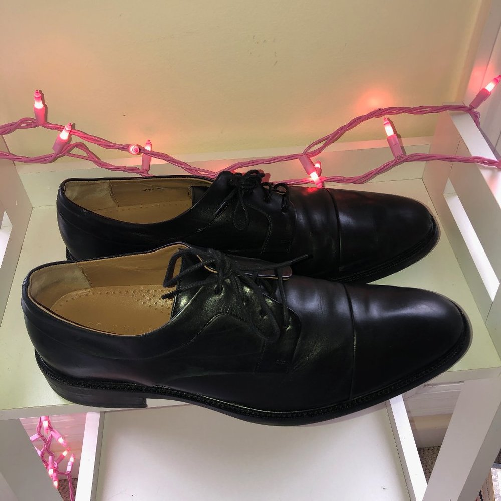 Cole Haan Men's Black Leather Dress Shoe